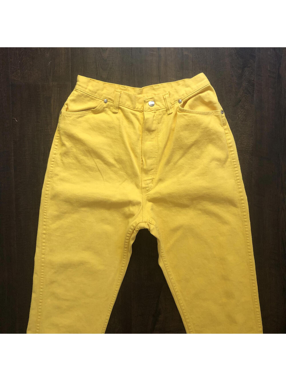 Vintage Wrangler Canary Yellow Jeans 50s 60s